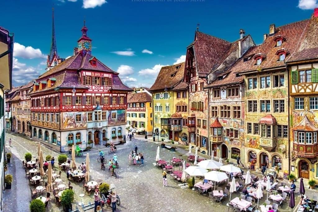 Schoene Einliegerwohnung 200M Vom Wasser Entfernt Stein Am Rhein Ngoại thất bức ảnh